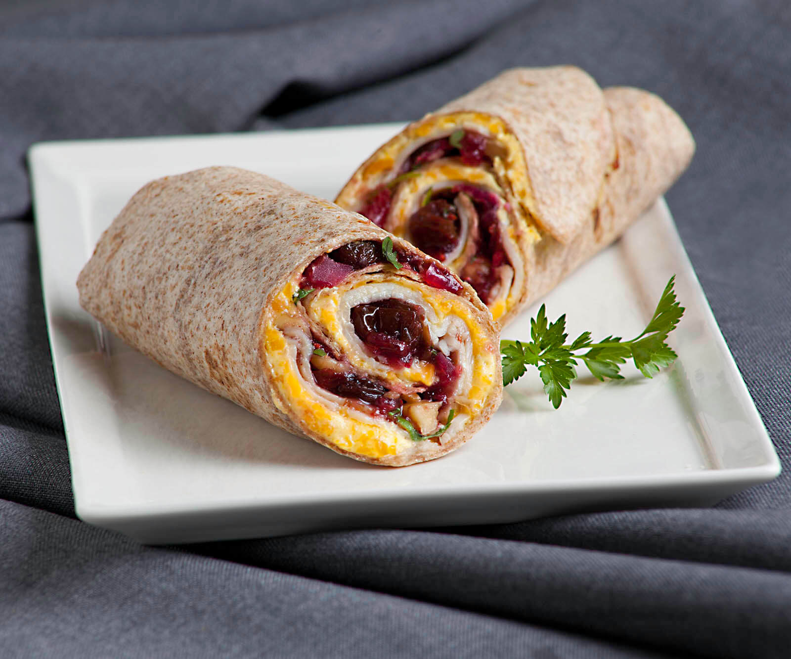 Cranberry-Raisin Turkey Wrap